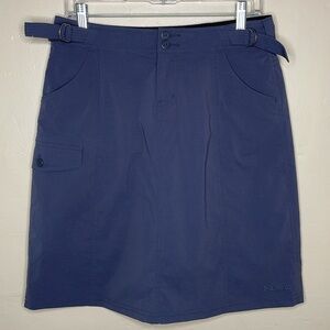 MARMOT Skirt Gray Nylon Casual Cargo Pocket Comfortable Sporty 79448 Size 9